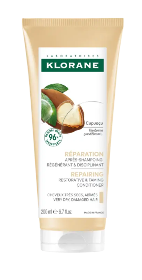 Klorane Balsamo Cupuacu Bio Ristrutturante, Nutriente e Disciplinante 200 Ml